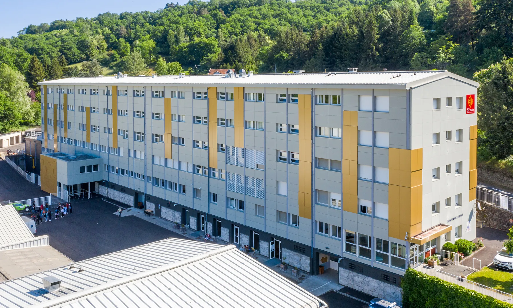 Lycée des Métiers du Bois et de l&rsquo;Habitat - Aubin (12) - Région Occitanie - vue 2