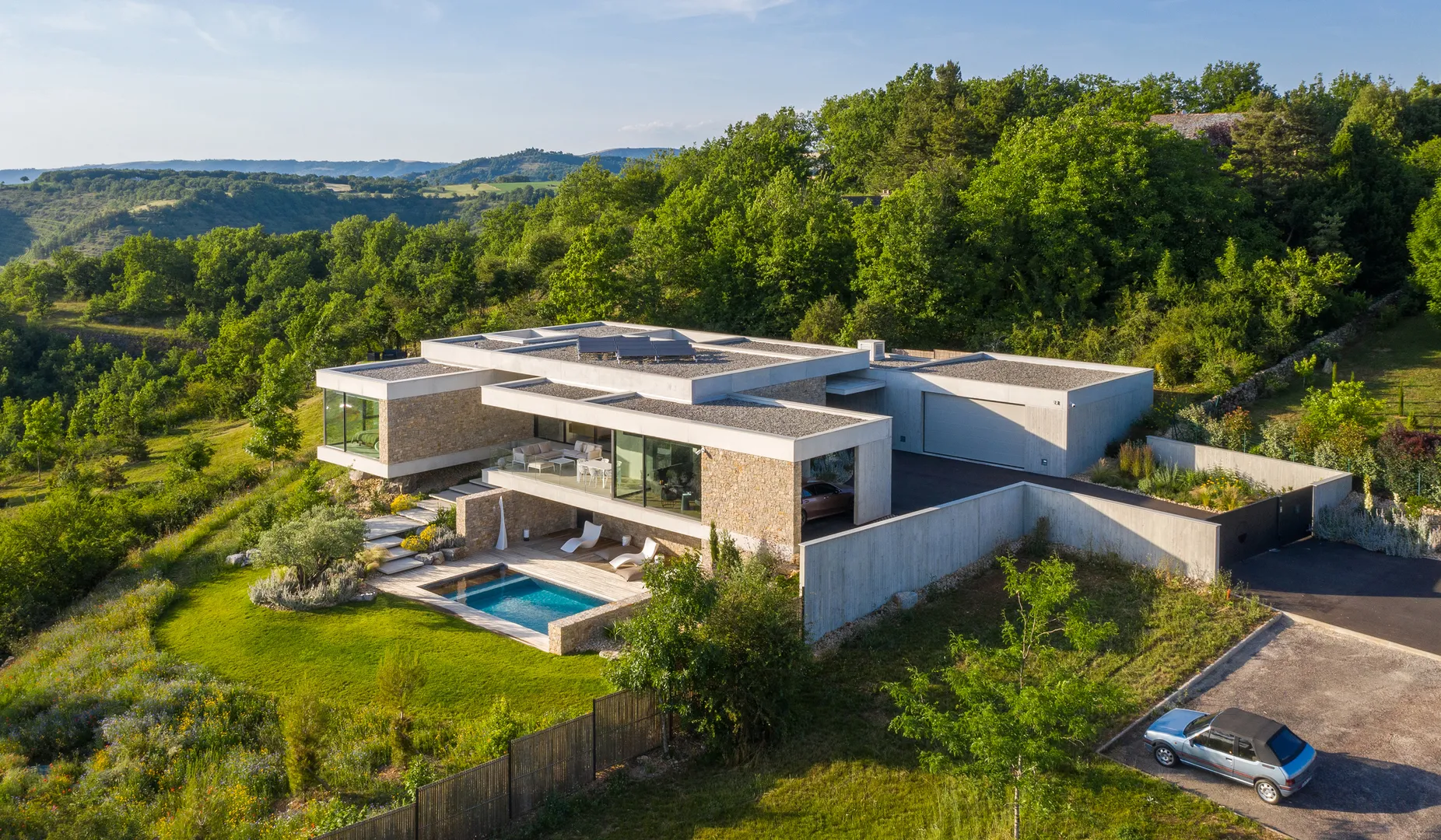 Maison B - Marcillac-Vallon (12) - Privé - vue 2
