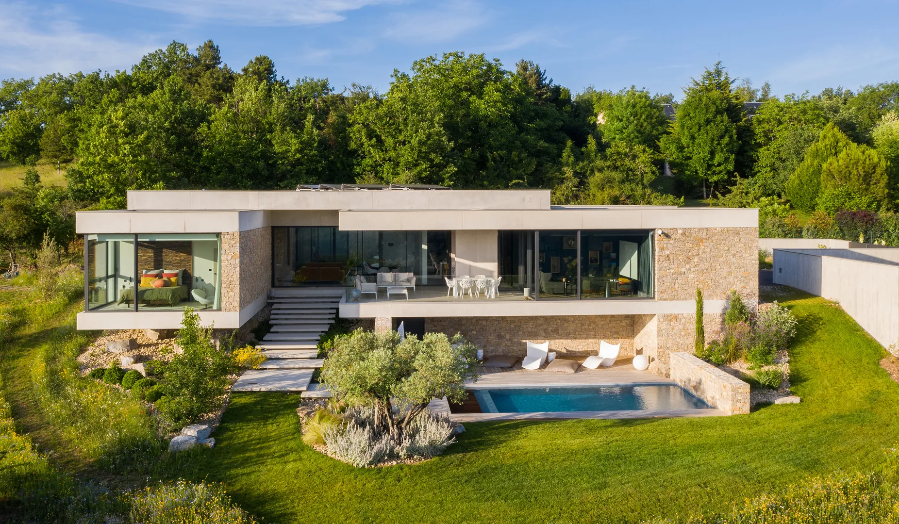 Maison B - Marcillac-Vallon (12) - Privé - vue 4