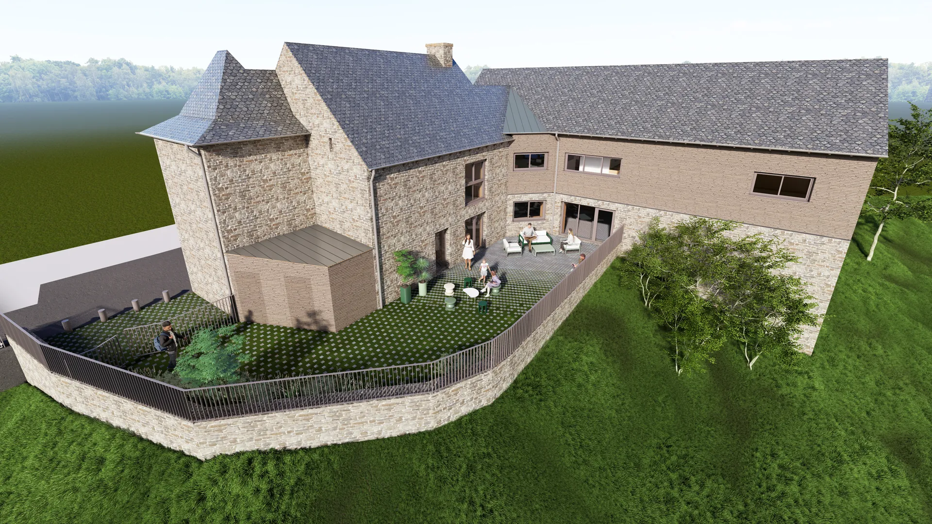 Médiathèque et bureau d&rsquo;information touristique intercommunaux - Argence en Aubrac (12) - Communauté des communes Aubrac, Carladez et Viadène - vue 3