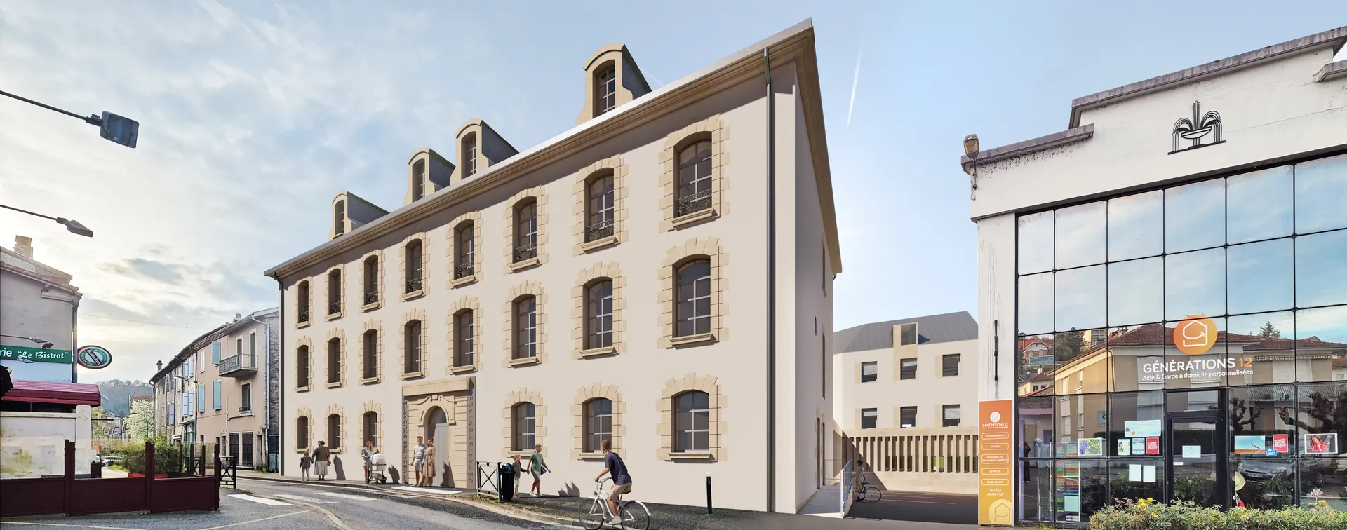 Maison des Solidarités Départementales - Villefranche-de-Rouergue (12) - Département de l'Aveyron - vue 2