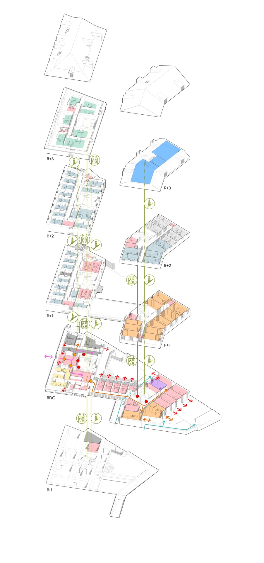 Maison des Solidarités Départementales - Villefranche-de-Rouergue (12) - Département de l'Aveyron - vue 5