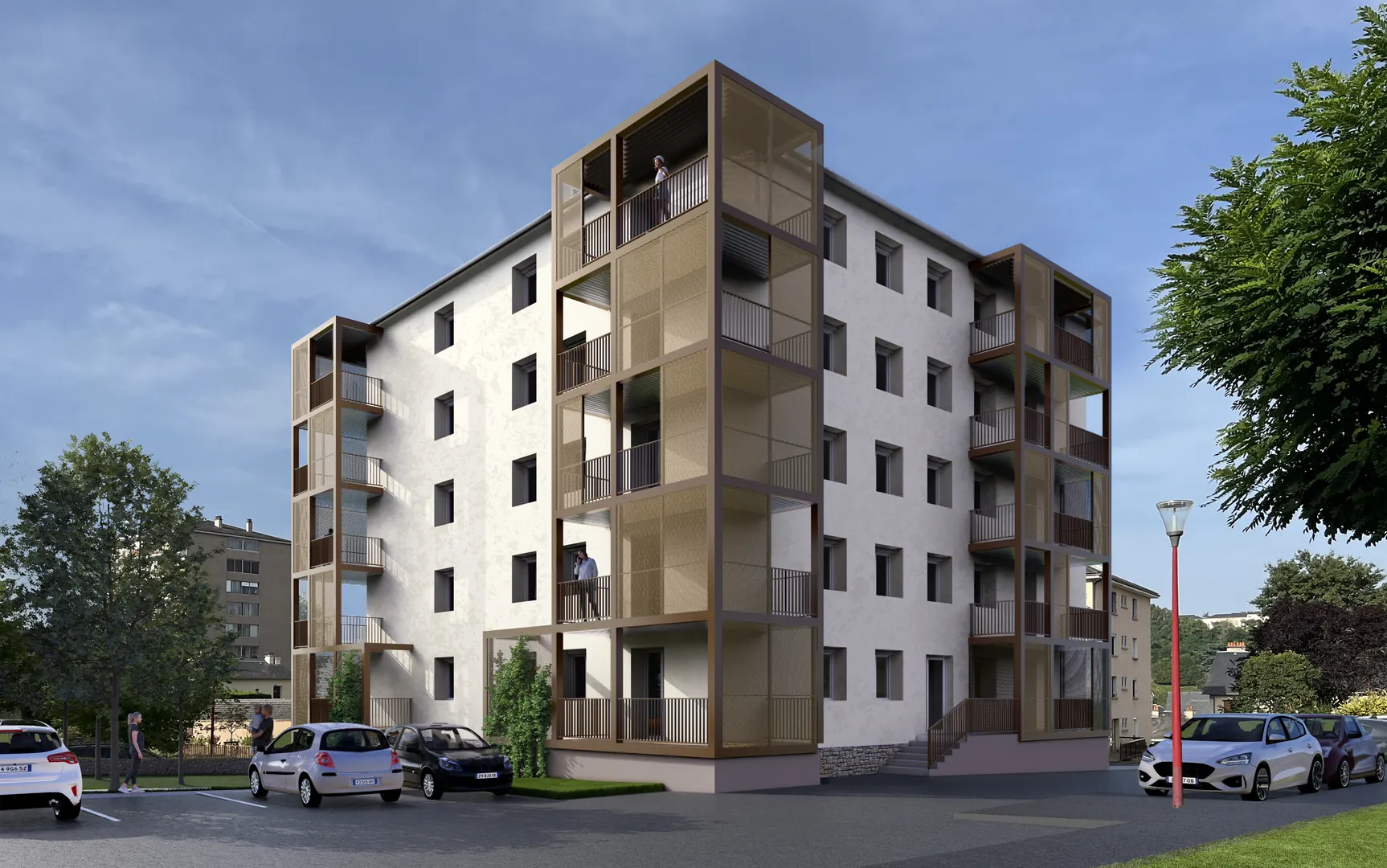 Résidence Les Genêts – 20 logements locatifs sociaux - Rodez (12) - Privé - vue 2