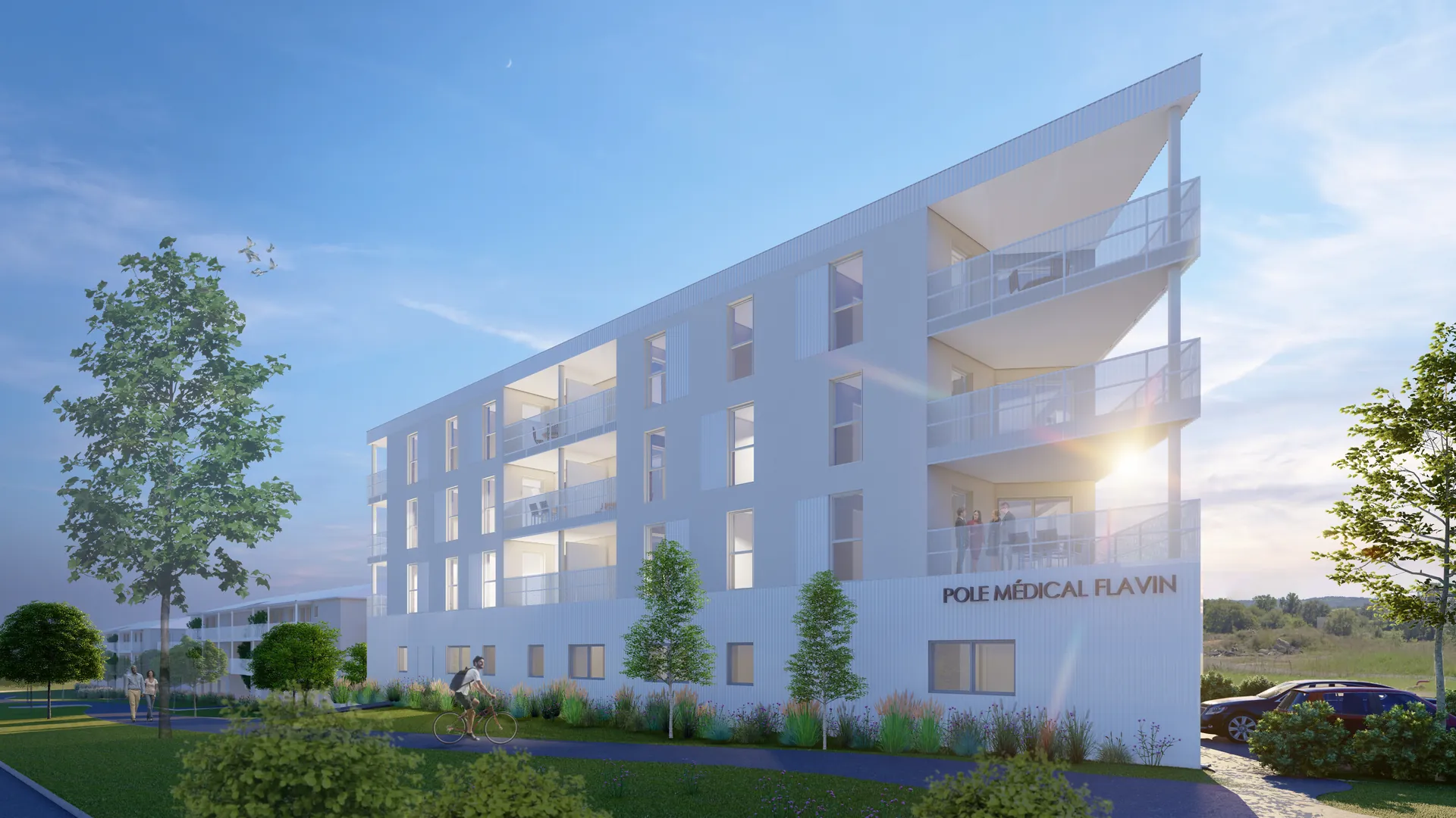 Résidence Sérénys – 88 logements + pôle médical + commerces - Flavin (12) - SCCV Sérénys